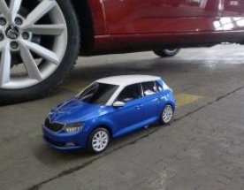 3D tisk modelu auta Škoda Fabia