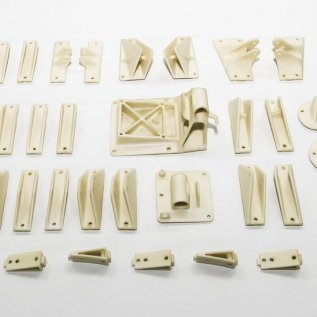 Forma z 3D tiskárny Voxeljet pro odlévání hliníkových dílů.