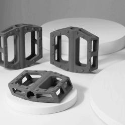Bicycle pedals made by 3D printing.