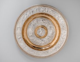Originál wimbledonského talíře ještě před 3D skenováním