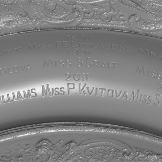 Zachycení detailů wimbledonského talíře díky 3D skenování